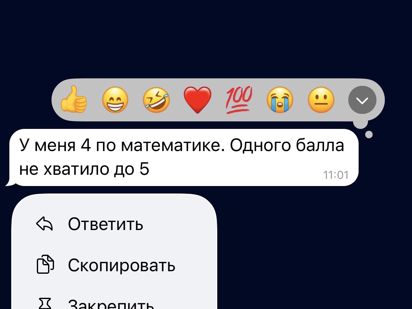 Результат ученика по математике: оценка четыре, одного балла не хватило до пяти